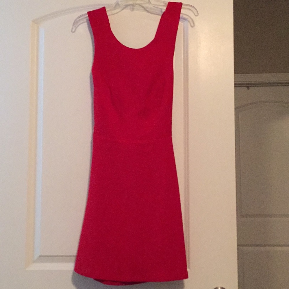 Zara red dress